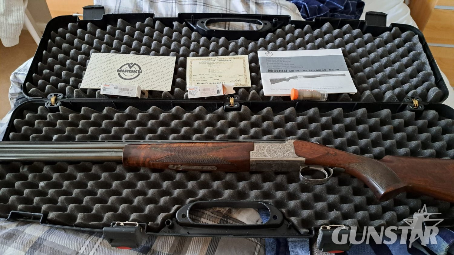 Miroku MK70 Grade 5 Sporting Over and Under 12 Bore/gauge in 