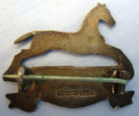 West Yorkshire Regiment Sweetheart Brooch Sterling Silver And Enamel West Yorkshire Regiment Sweetheart Brooch.  Other Accessory