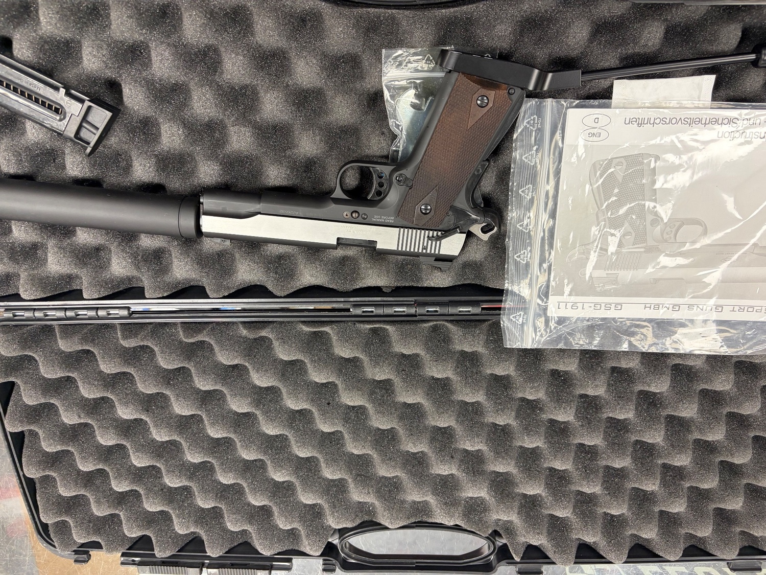 {CATEGORY} - GSG - German Sport Guns GmbH 1911 .22 Long Barrel