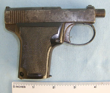 THE SMALLEST & LIGHTEST**1920 Webley & Scott Hammerless Model 1912 6.35mm (.25 Auto) Calibre Automatic Pocket Pistol ** 2018 UK / EU DEACTIVATION CERTIFICATED** D 1530 None Semi Auto