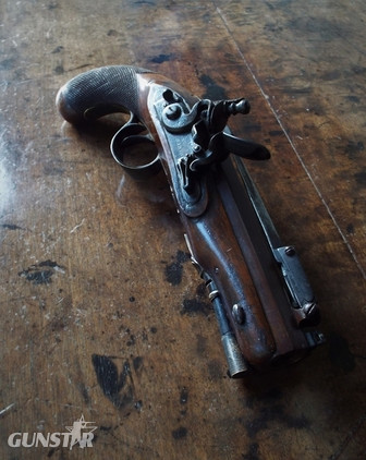Barton Gun Works Flintlock bayonet pistol .60 Cal Muzzleloader Muzzleloader