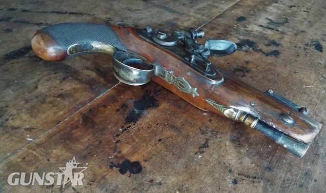 Barton Gun Works Flintlock bayonet pistol .60 Cal Muzzleloader Muzzleloader - {CATEGORY}