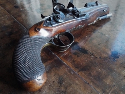 Barton Gun Works Flintlock bayonet pistol .60 Cal Muzzleloader Muzzleloader