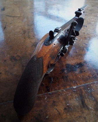  Barton Gun Works Flintlock bayonet pistol .60 Cal Muzzleloader Muzzleloader