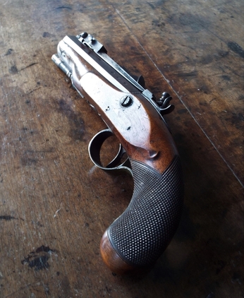 Barton Gun Works Flintlock bayonet pistol .60 Cal Muzzleloader Muzzleloader - {CATEGORY} in 