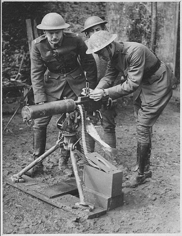 WW1 American Wooden Ammunition Box (Empty) For the Browning Model 1917 Heavy Mac Browning Model 1917 Heavy Machine Gun Magazine