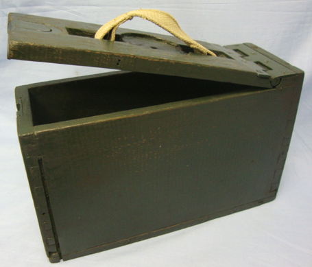  WW1 American Wooden Ammunition Box (Empty) For the Browning Model 1917 Heavy Mac Browning Model 1917 Heavy Machine Gun Magazine
