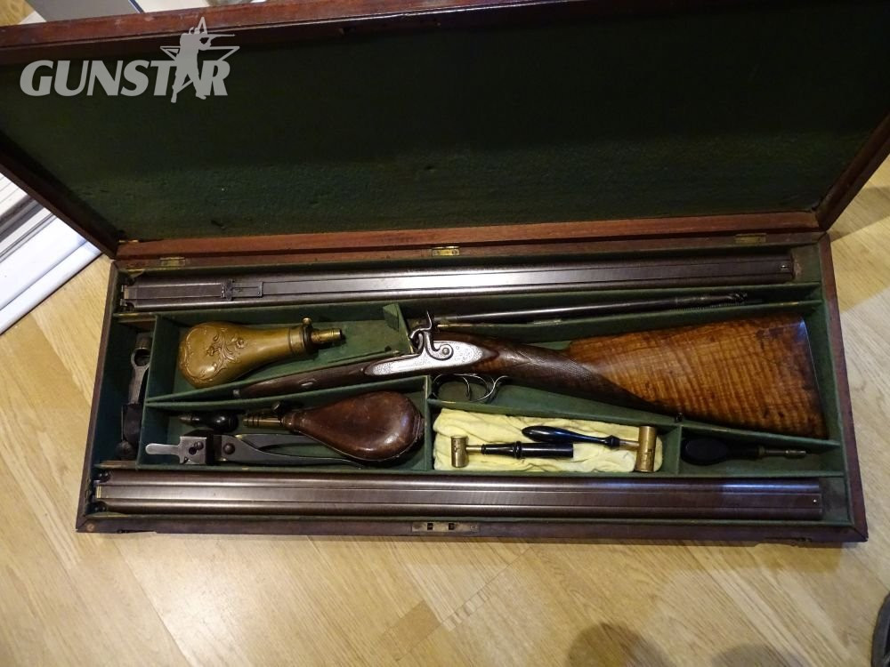 T L LILLEY 14 BORE/.577 MUZZLELOADER & RIFLE COMBINATION Muzzleloader 14 Bore/gauge in 