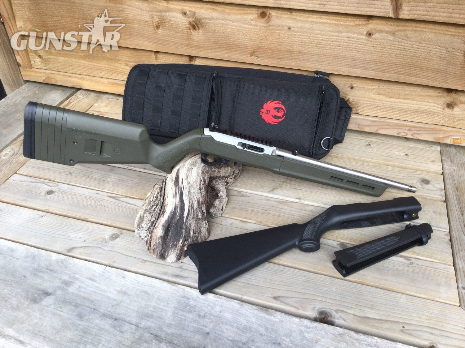 {CATEGORY} - Ruger magpul hunter x-22 take down custom  10/22 Semi-Auto .22 Rifle