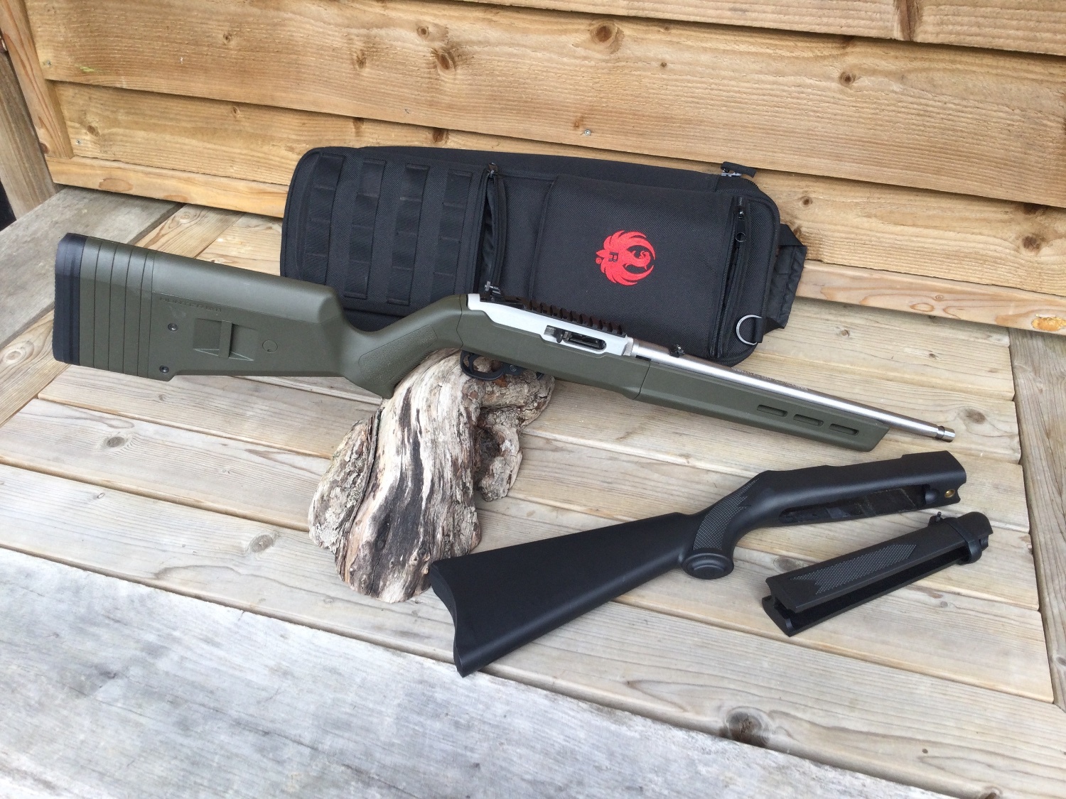 Ruger magpul hunter x-22 take down custom  10/22 Semi-Auto .22 Rifle 