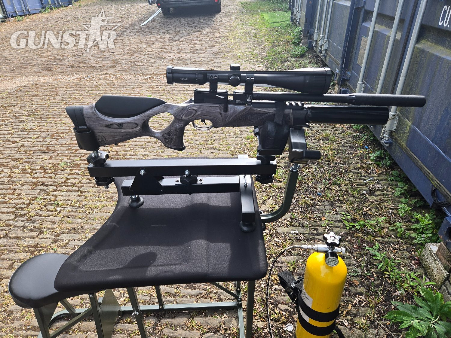 BSA R12 CLX ultra pro, black pepper stock .177