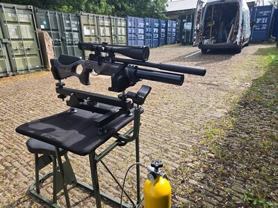 BSA R12 CLX ultra pro, black pepper stock .177