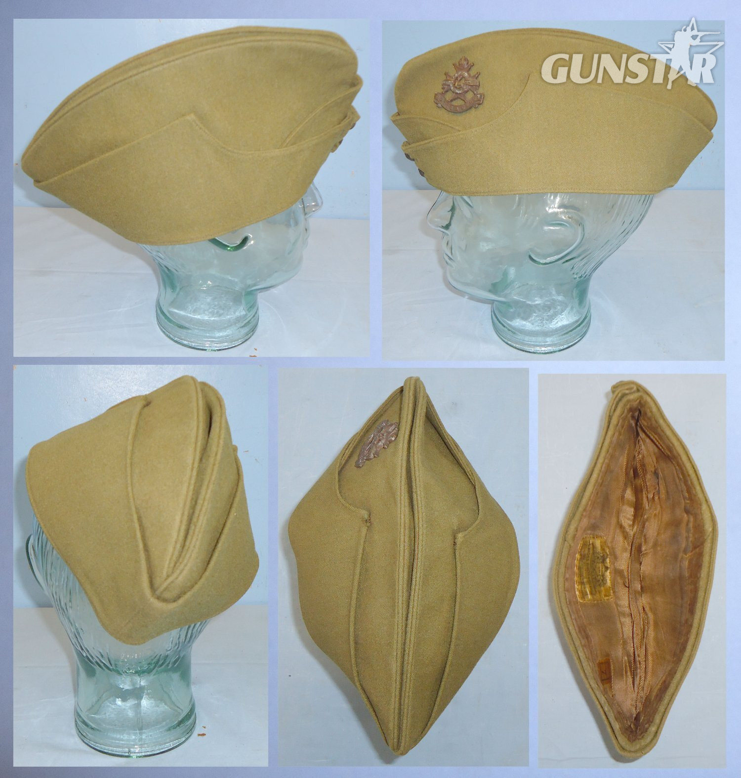 WWII Notts and Derby (Sherwood Foresters) Other Ranks Forage Cap and Badge. 22441:29. WWII Notts and Derby (Sherwood Foresters) Other Ranks Forage Cap and Badge. 22441:29.  Antique & Militaria
