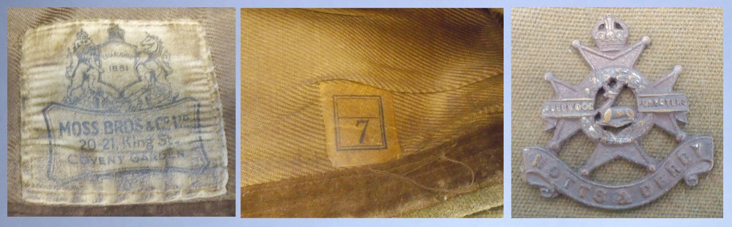  WWII Notts and Derby (Sherwood Foresters) Other Ranks Forage Cap and Badge. 22441:29. WWII Notts and Derby (Sherwood Foresters) Other Ranks Forage Cap and Badge. 22441:29.  Antique & Militaria