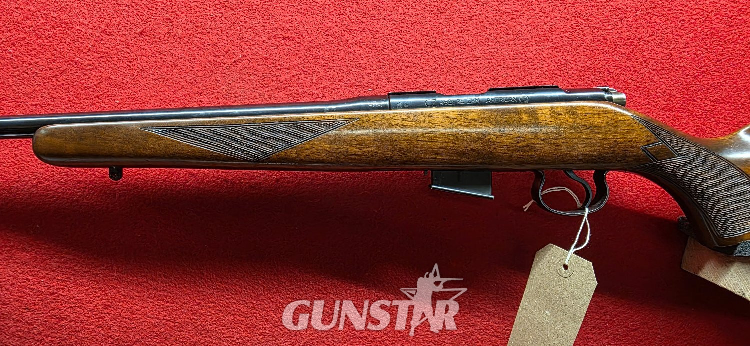 CZ 452-2E American Bolt Action .17 Hornady Magnum Rimfire (.17 HMR) Rifle - {CATEGORY}