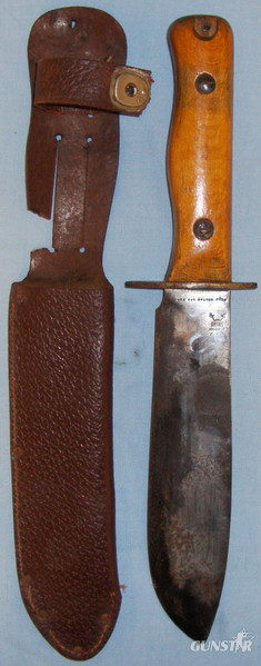 Scarce* Post-War Prototype 2nd Type ‘Wilkinson’ Survival Knife with Leather Sheath. ED 2645. Other Blade in 