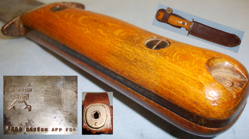 Scarce* Post-War Prototype 2nd Type ‘Wilkinson’ Survival Knife with Leather Sheath. ED 2645. Other Blade