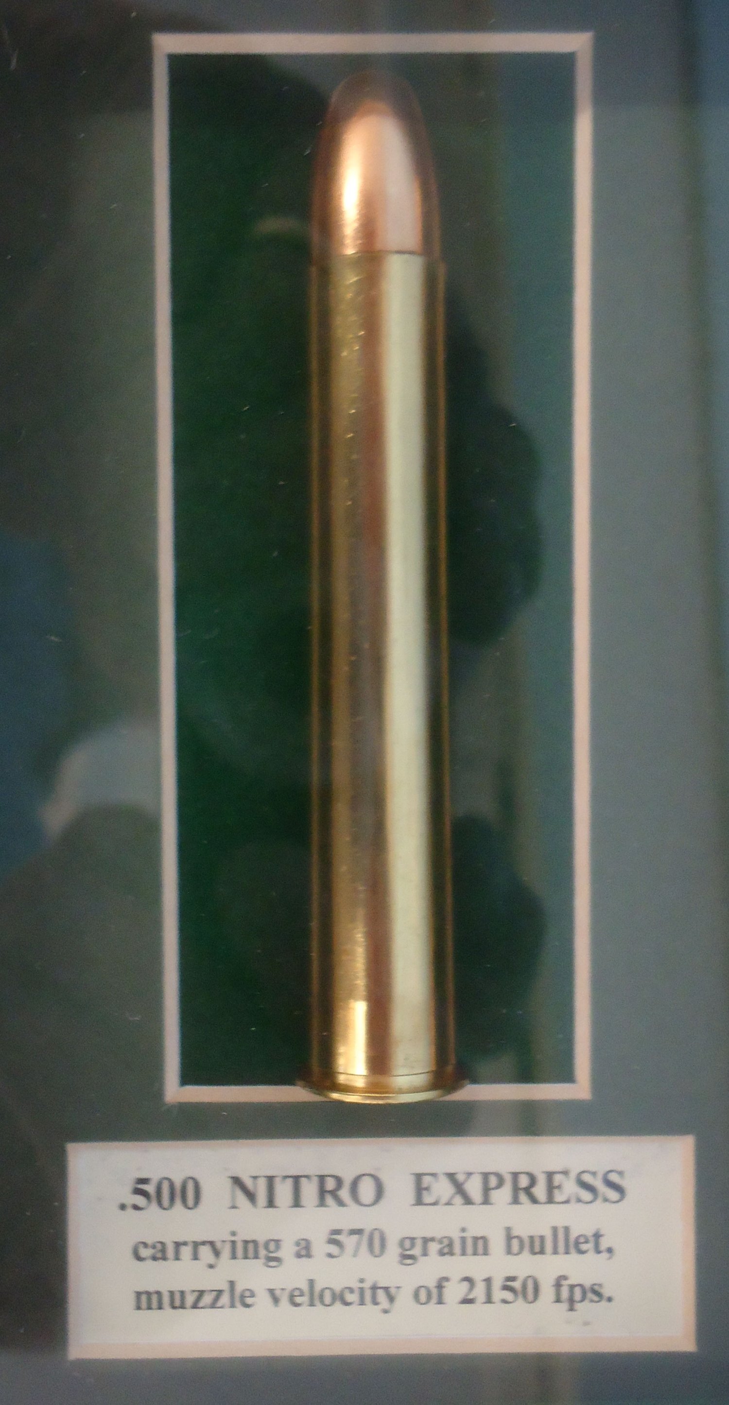  INERT DEACTIVATED. British, Pair of Wooden Framed Big Game Rounds, 500 Nitro Express & 600 Nitro Express. O 2407 INERT DEACTIVATED. British, Pair of Wooden Framed Big Game Rounds, 500 Nitro Express & 600 Nitro Express. O 2407 Various Other Ammunition