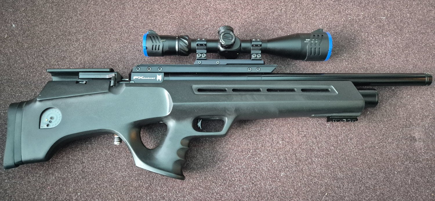 FX Airguns Bobcat .177 Plus High Quality Scope, Filling Bottle, Quality Nuprol Gun case, Full Kit! .177 