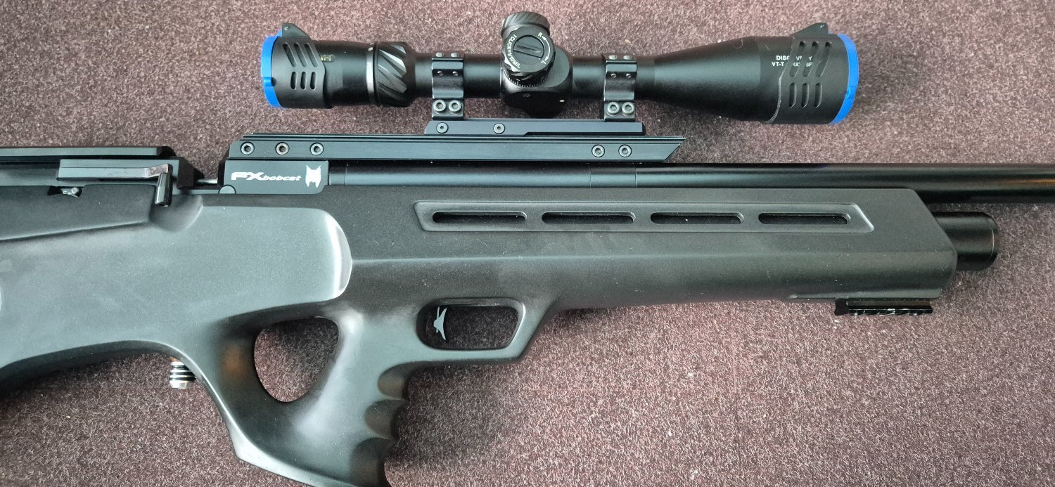 {CATEGORY} - FX Airguns Bobcat .177 Plus High Quality Scope, Filling Bottle, Quality Nuprol Gun case, Full Kit! .177
