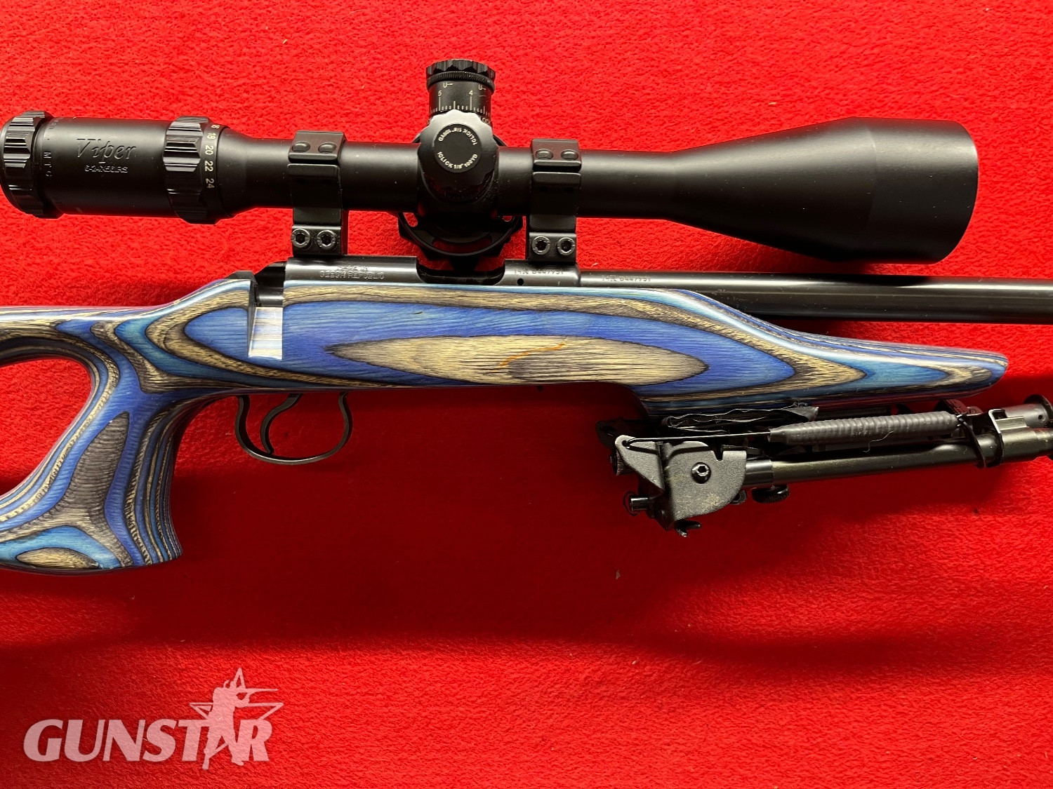 CZ 455 Blue Laminate Bolt Action .17 Rifle