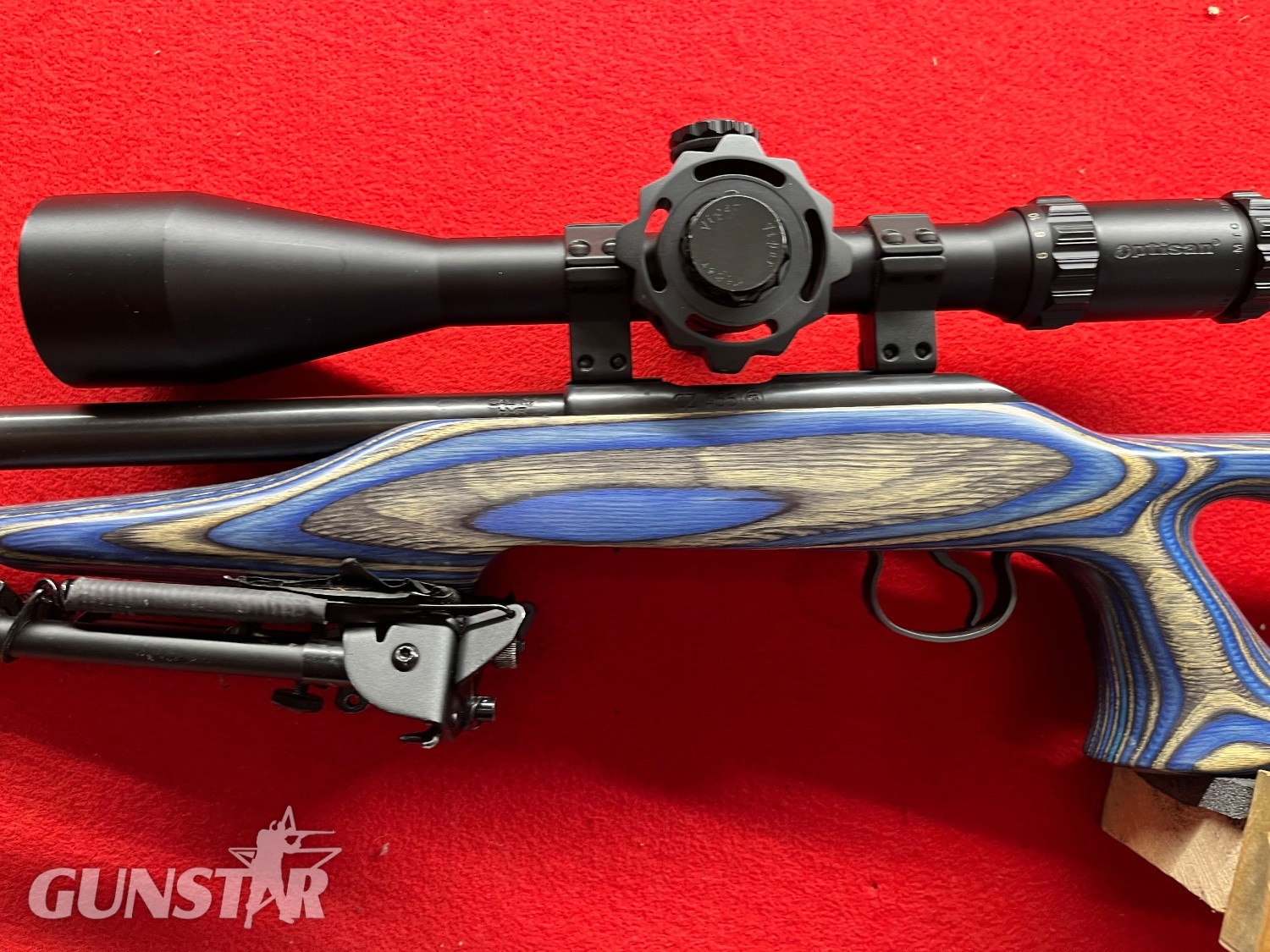 CZ 455 Blue Laminate Bolt Action .17 Rifle 