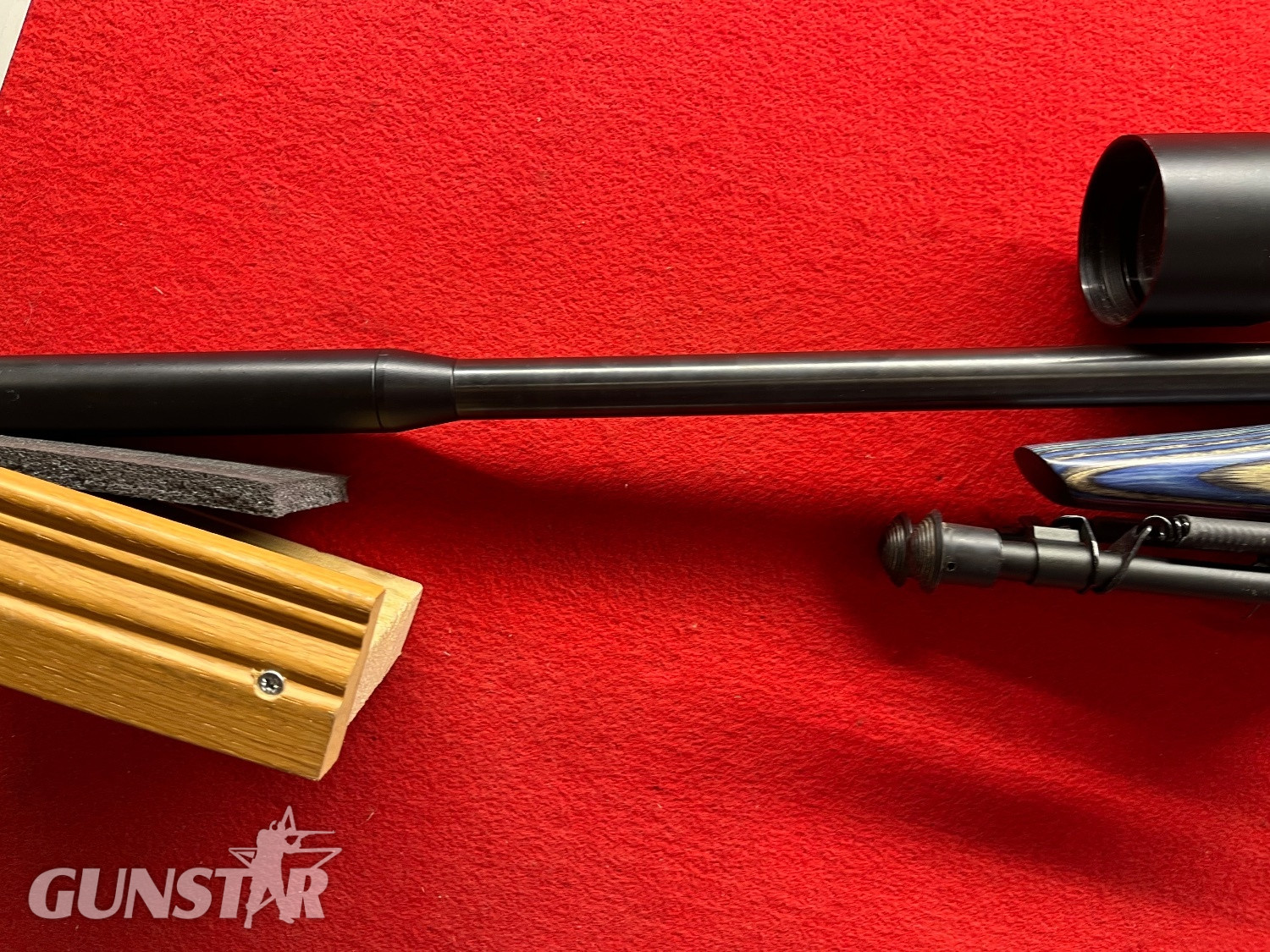 {CATEGORY} - CZ 455 Blue Laminate Bolt Action .17 Rifle in 