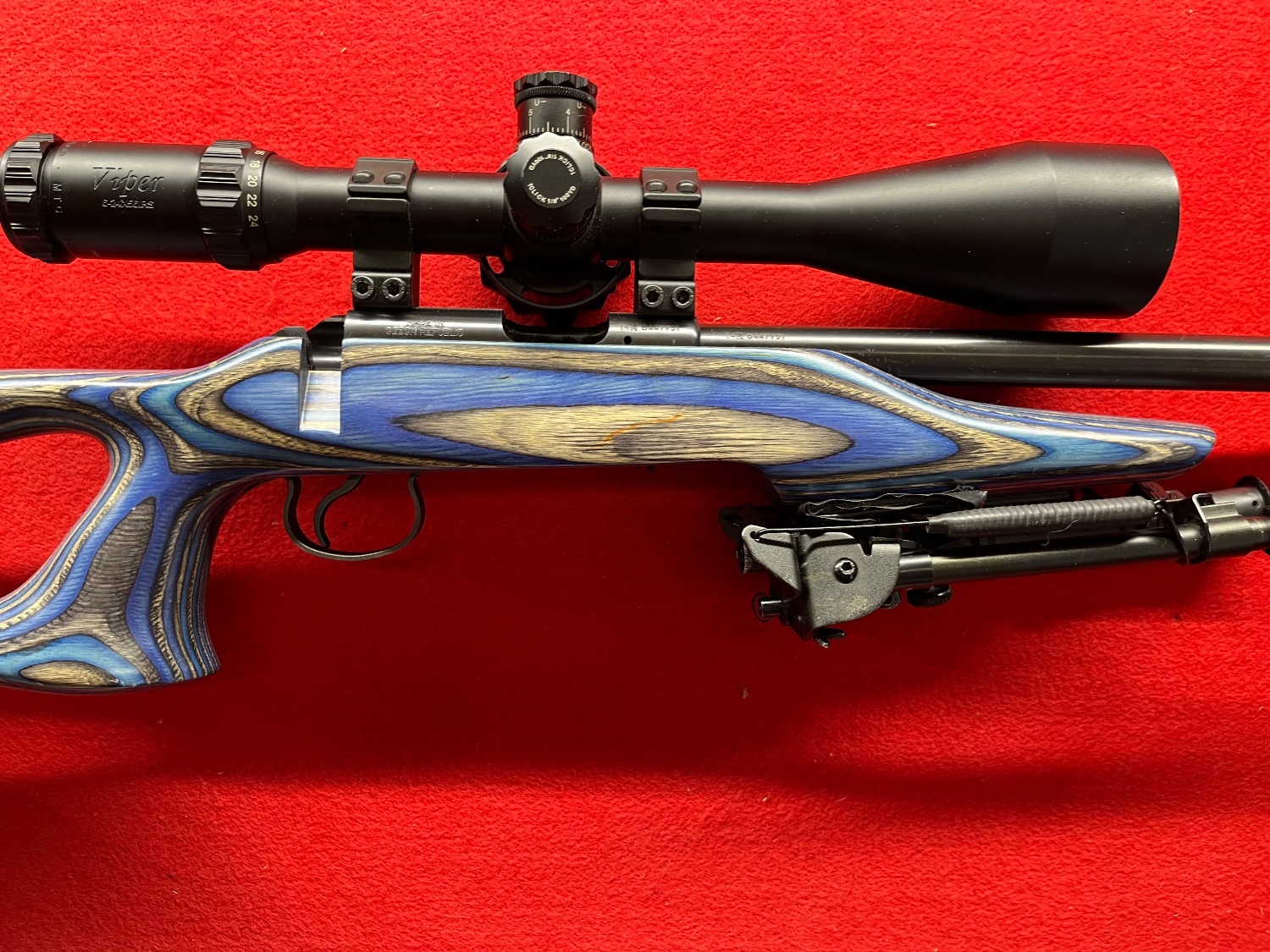 CZ 455 Blue Laminate Bolt Action .17 Rifle