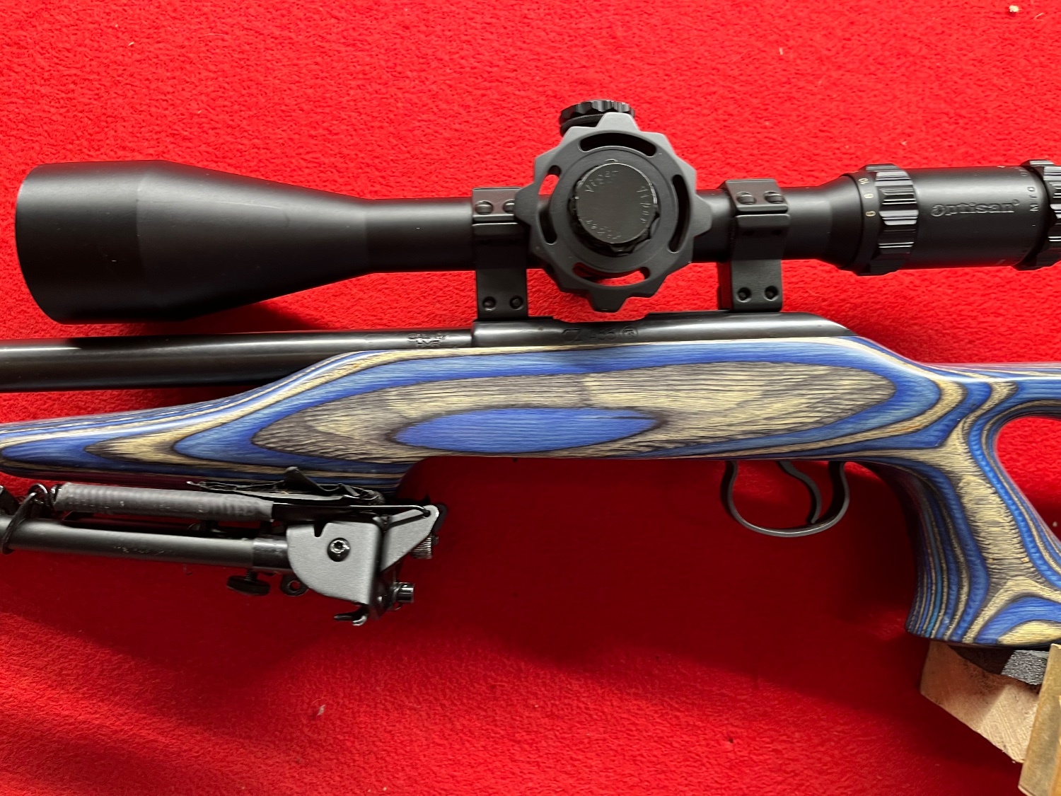 CZ 455 Blue Laminate Bolt Action .17 Rifle 
