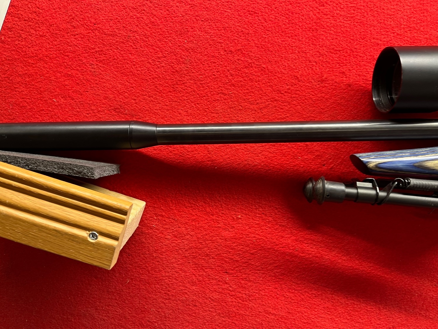 {CATEGORY} - CZ 455 Blue Laminate Bolt Action .17 Rifle in 