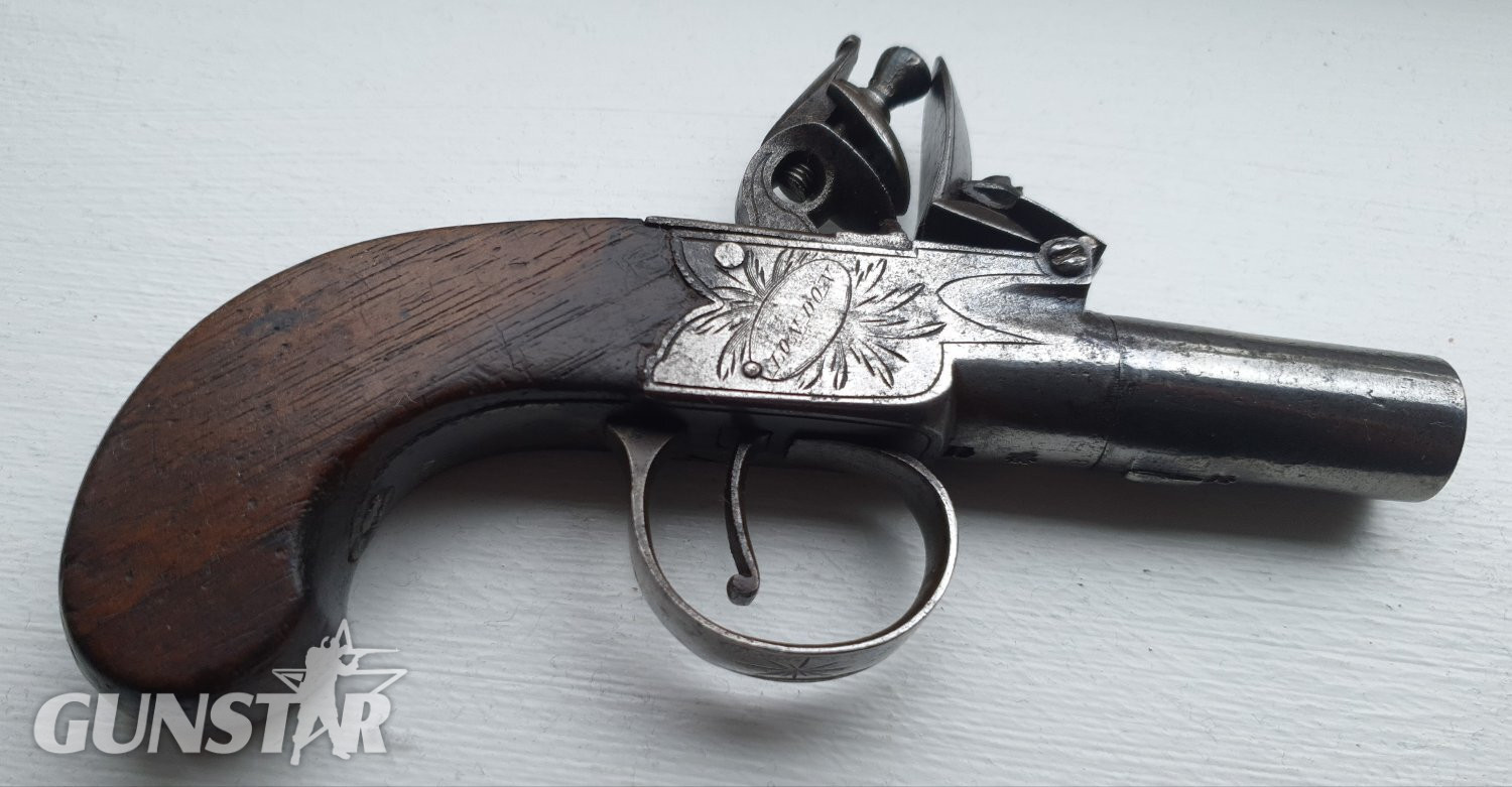 Henry Nock  Flintlock pocket pistol 50 Bore/gauge Single Shot