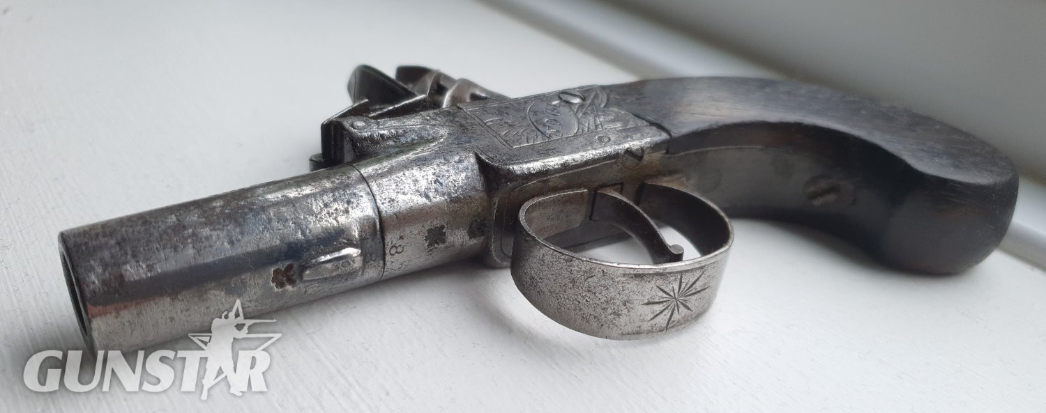  Henry Nock  Flintlock pocket pistol 50 Bore/gauge Single Shot