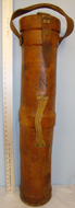 1936 British Royal Navy Marked No.56 VI Leather, Cork & Canvas Cordite Charge Carrier. MISC 812. 1936 British Royal Navy Marked No.56 VI Leather, Cork & Canvas Cordite Charge Carrier. MISC 812. Other Accessory