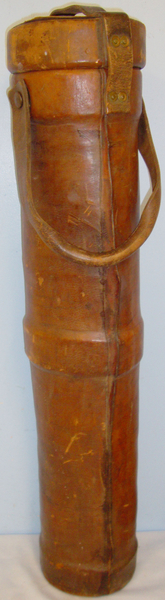 1936 British Royal Navy Marked No.56 VI Leather, Cork & Canvas Cordite Charge Carrier. MISC 812. 1936 British Royal Navy Marked No.56 VI Leather, Cork & Canvas Cordite Charge Carrier. MISC 812. Other Accessory