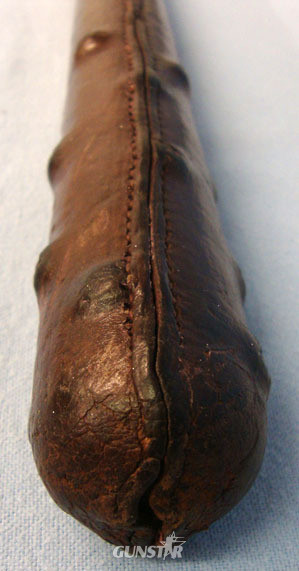  Early, Circa 20th Century Leather Covered Truncheon, over 'Hob Nails'. Early, Circa 20th Century Leather Covered Truncheon, over 'Hob Nails'. Other Accessory