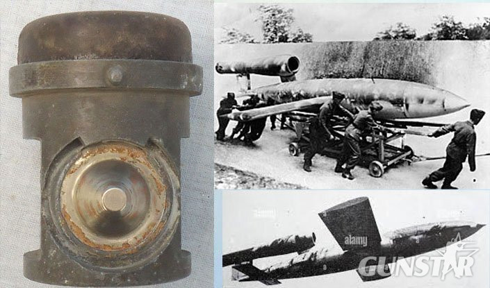 INERT DEACTIVATED, RARE, WW2, German V1 Flying Bomb No 80 Fuze And Transit Cap. - O 2205 INERT DEACTIVATED, RARE, WW2, German V1 Flying Bomb No 80 Fuze And Transit Cap. - O 2205  Other Ammunition in 