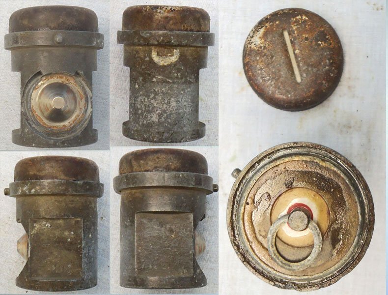 INERT DEACTIVATED, RARE, WW2, German V1 Flying Bomb No 80 Fuze And Transit Cap. - O 2205 INERT DEACTIVATED, RARE, WW2, German V1 Flying Bomb No 80 Fuze And Transit Cap. - O 2205  Other Ammunition