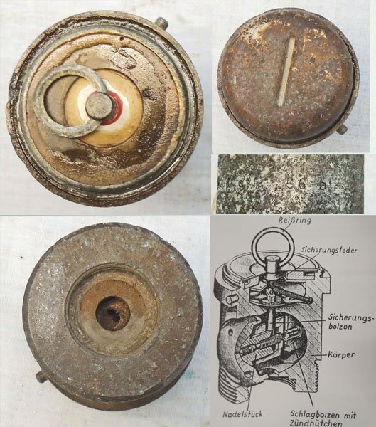  INERT DEACTIVATED, RARE, WW2, German V1 Flying Bomb No 80 Fuze And Transit Cap. - O 2205 INERT DEACTIVATED, RARE, WW2, German V1 Flying Bomb No 80 Fuze And Transit Cap. - O 2205  Other Ammunition