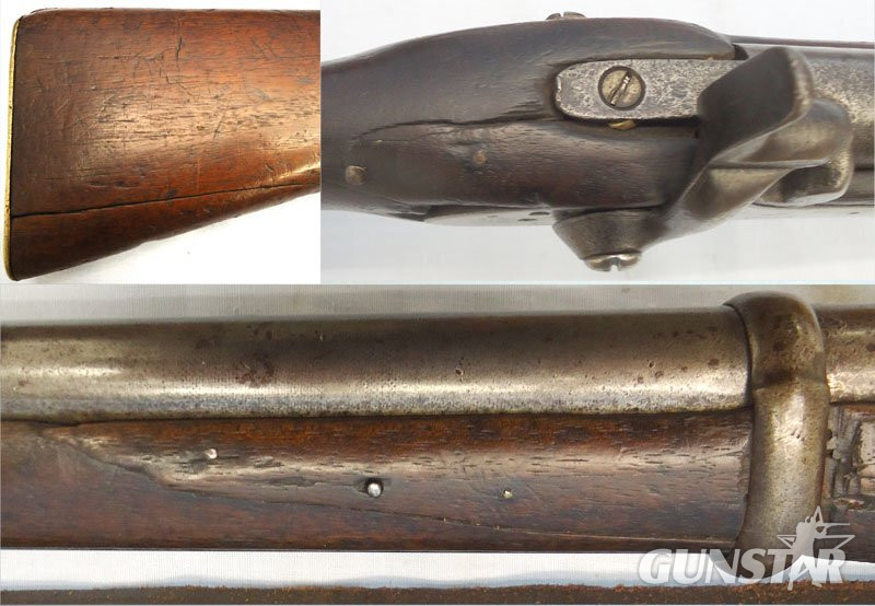  Tower Tower, 1857 Dated. Antique, Indian .577’’ Rifle Pattern 1853 Percussion Rifle Converted Post Mutiny to .65’’ Musket. Sn - 22879 Muzzleloader .65 Cal Muzzleloader Rifle