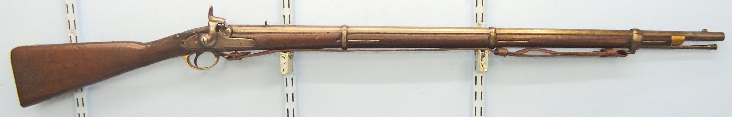 Tower Tower, 1857 Dated. Antique, Indian .577’’ Rifle Pattern 1853 Percussion Rifle Converted Post Mutiny to .65’’ Musket. Sn - 22879 Muzzleloader .65 Cal Muzzleloader Rifle - {CATEGORY} in 