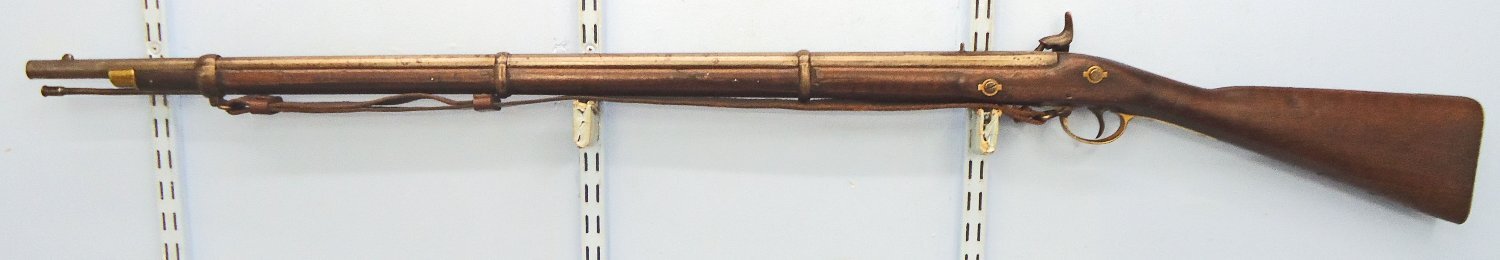 Tower Tower, 1857 Dated. Antique, Indian .577’’ Rifle Pattern 1853 Percussion Rifle Converted Post Mutiny to .65’’ Musket. Sn - 22879 Muzzleloader .65 Cal Muzzleloader Rifle - {CATEGORY}