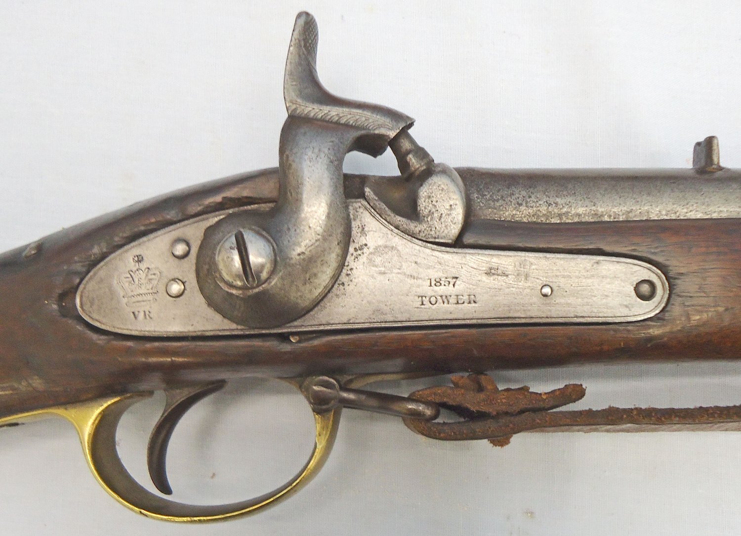 Tower Tower, 1857 Dated. Antique, Indian .577’’ Rifle Pattern 1853 Percussion Rifle Converted Post Mutiny to .65’’ Musket. Sn - 22879 Muzzleloader .65 Cal Muzzleloader Rifle 