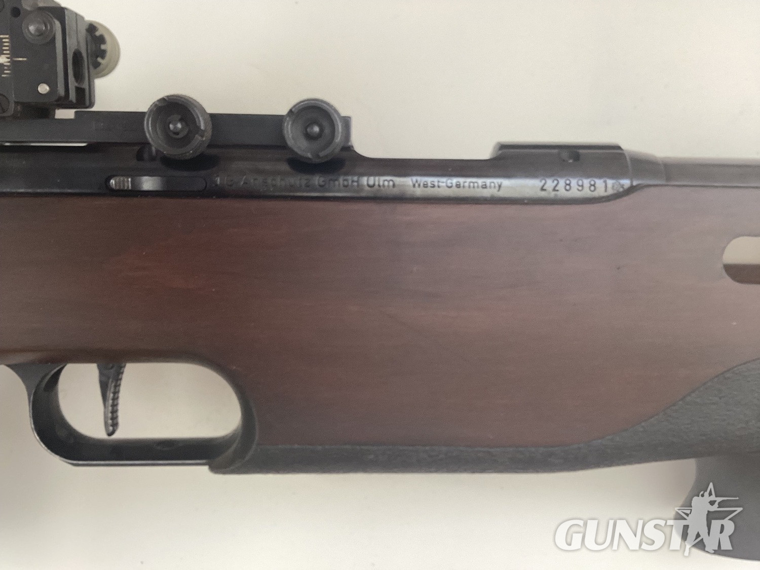  J.G. Anschütz .22 1807L left hand Left hand Bolt Action .22 Long Rifle (.22 LR) Rifle