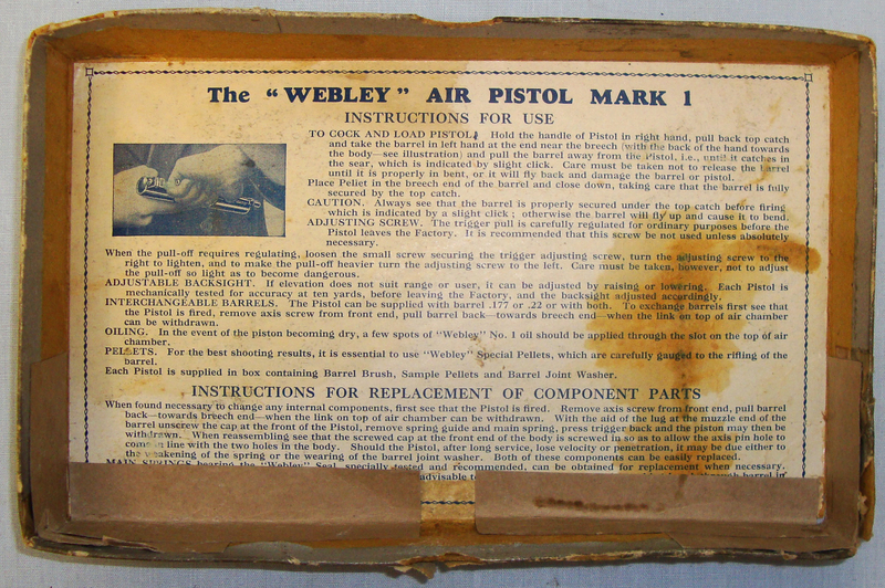  Webley & Scott MK1 .177