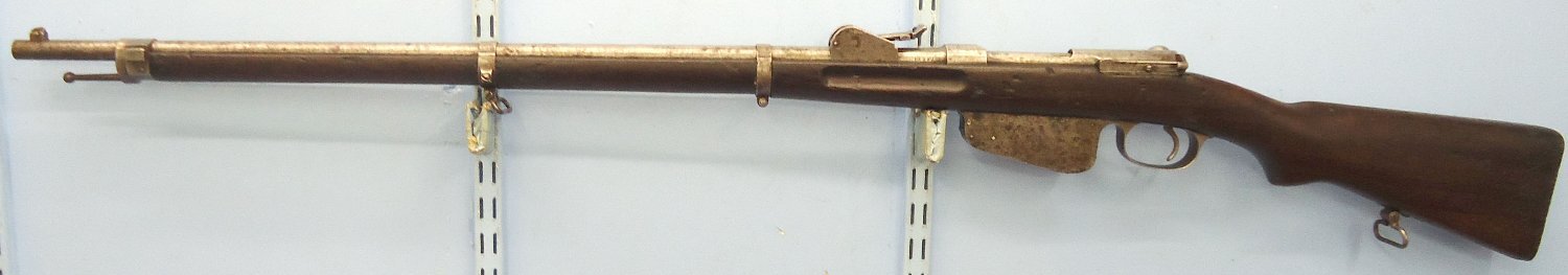 WW1 Era Austrian Steyr Mannlicher Model 1886 11x58mmR Obsolete Calibre Straight Pull Bolt Action Service Rifle. Sn - 23192 WW1 Era Austrian Steyr Mannlicher Model 1886 11x58mmR Obsolete Calibre Straight Pull Bolt Action Service Rifle. Sn - 23192 Bolt Action Obsolete Rifle - {CATEGORY}