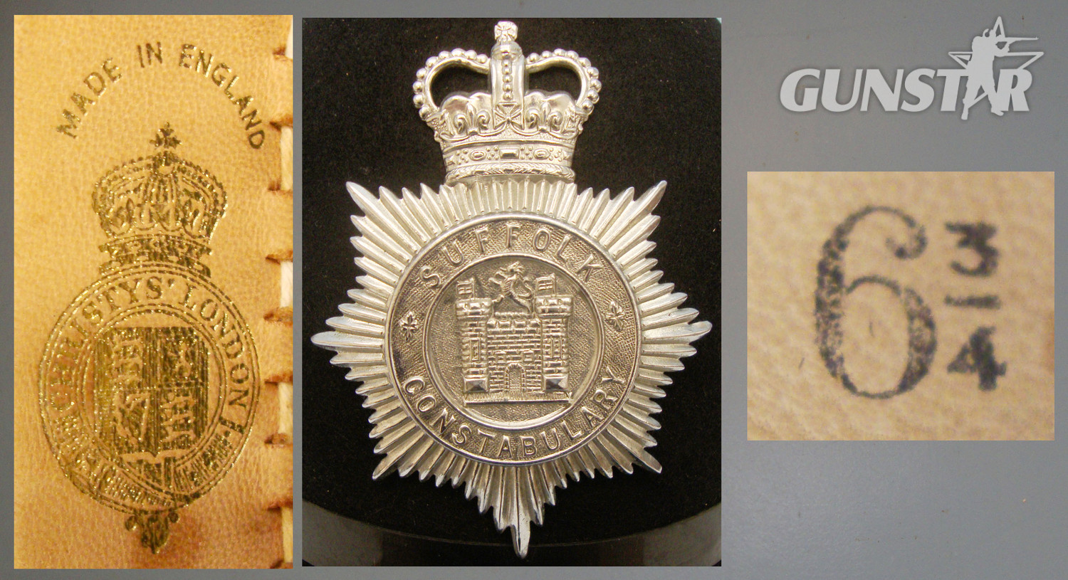  Mint* Police Males Suffolk Constabulary Helmet by Christy\\\'s London. POL 356. Mint* Police Males Suffolk Constabulary Helmet by Christy\\\'s London. POL 356. Other Accessory