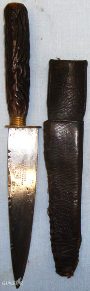 Victorian Bowie Knife by ‘Beal & Sons’ Sheffield. ED 2615. Hunting Knive in 