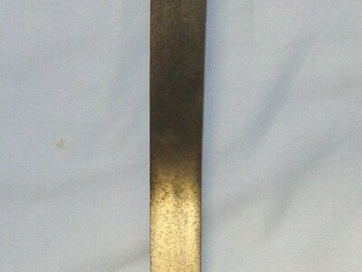 British 1845 Pattern Royal Navy Boarding Cutlass Guard With Brass Lozenge Marked Weapon Number ‘4’. Sn 22370:2 Sword