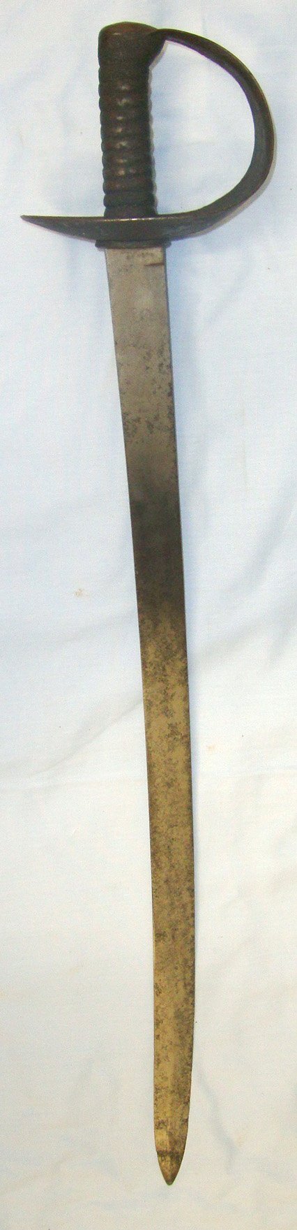  British 1845 Pattern Royal Navy Boarding Cutlass Guard With Brass Lozenge Marked Weapon Number ‘4’. Sn 22370:2 Sword