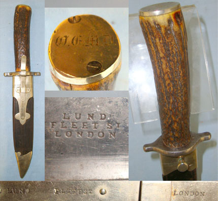  Thomas & William Lund, Fleet Street, London Knive